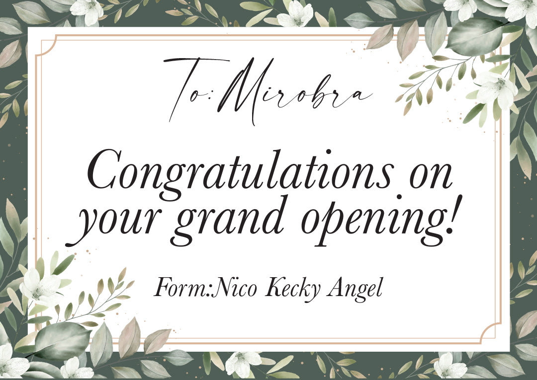 Congratulatory message board