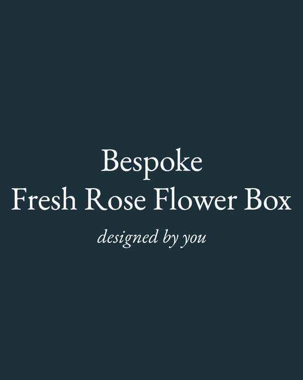 Bespoke Fresh Rose Flower Box