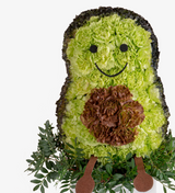 Just bloom × Hong Kong Florist: 3D Cartoon Avocado Flower Box, premium Dutch Carnations
