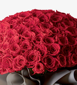 Just Bloom Stunning Preserved Rose Bouquet - Premium Preserved Roses in Vibrant Red