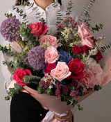 Whimsical Charm Bouquet - Premium Ecuadorian Roses and Dutch Flowers