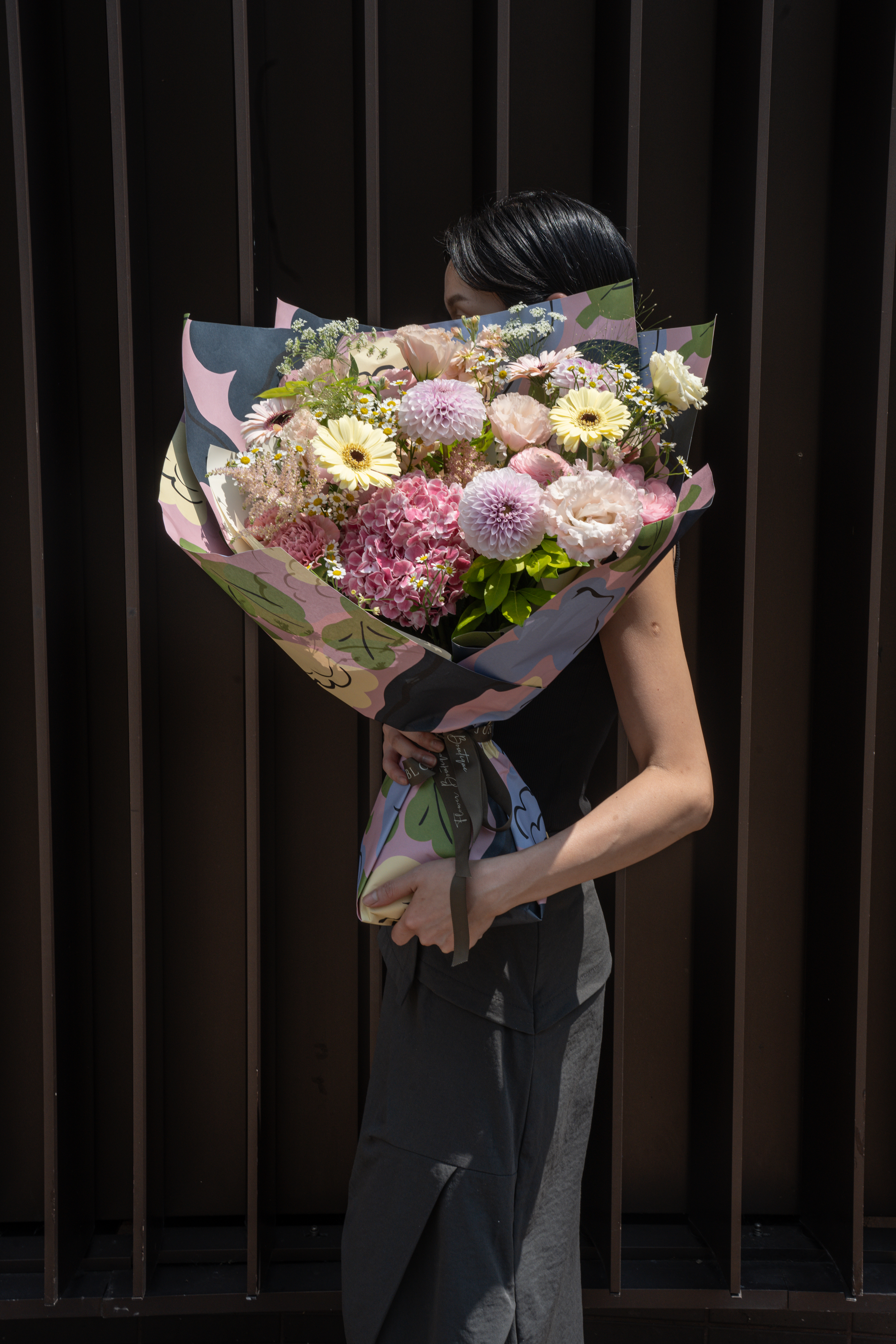 Nordic Bloom Bouquet with Gerberas, Hydrangeas, Dahlias, and Ranunculuses by Just Bloom Hong Kong