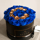Bespoke English-letter preserved rose box