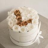 Bespoke English-letter preserved rose box